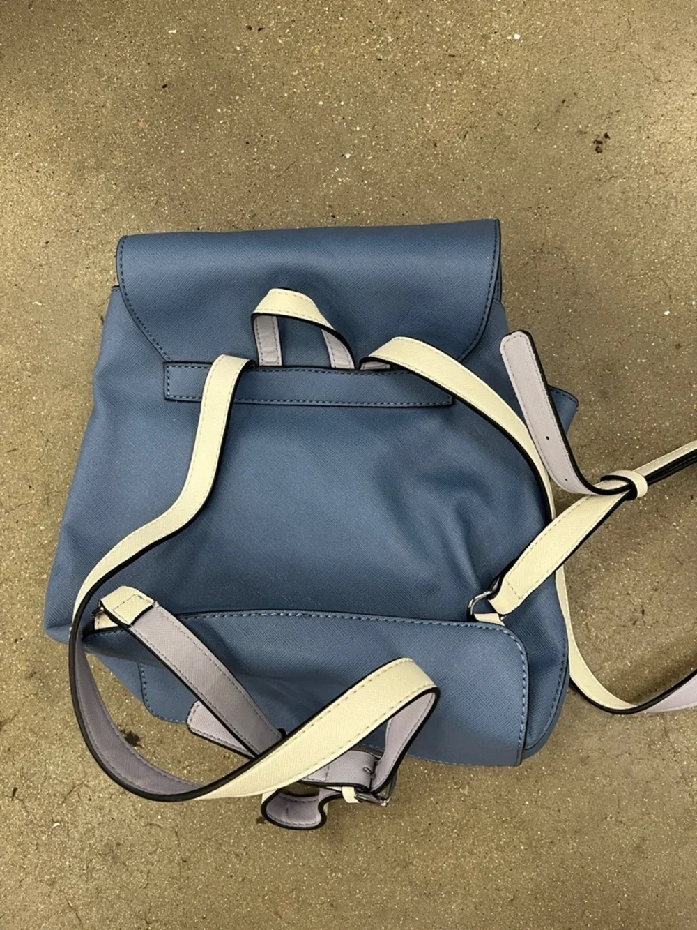 GUESS Blue Floral Appliqué Women's Backpack